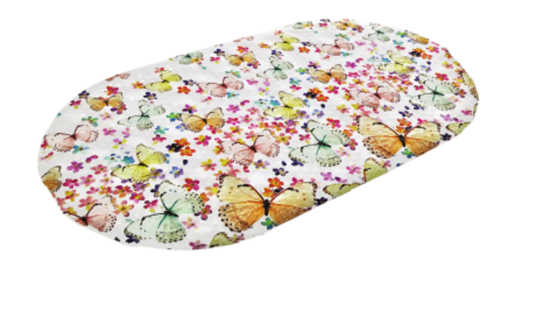Pvc Bath Mat Con Impresión 69X38 Cm / Abi-302
