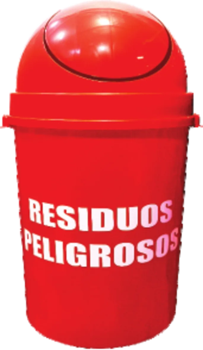 Papelero Italiano Residuos Peligrosos #90