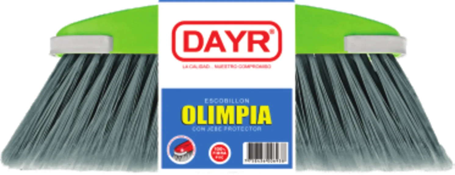 Escobillón Olimpia Con Jebe Protector